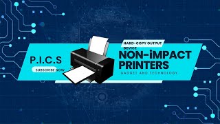 NON IMPACT PRINTERS CHAPTER1 PrinceInstituteOfComputerS [upl. by Woodson506]