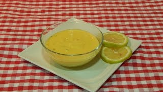 Cómo hacer salsa de limón  Receta fácil [upl. by Peri372]