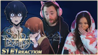 LETS GET INTO THIS  SOLO LEVELLING EPISODE 1 REACTION [upl. by Allemrac]