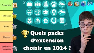 Classement des packs dextension dans Les Sims 4 Édition 2024 🏆 [upl. by Attennod]