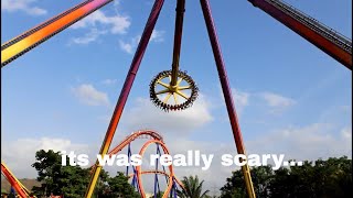 Scream Machine Imagica the Scariest theme park ride  Raw footage [upl. by Ancelin]