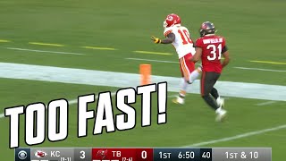 NFL quotHes Too Fastquot Moments [upl. by Sutelc830]