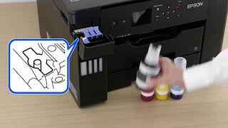 Epson EcoTank ET16150 A3 Colour Inkjet Printer C11CJ04401CA  Setup Guide [upl. by Anastasie466]