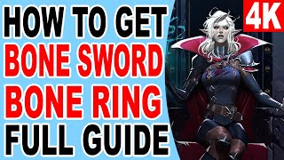 How to Craft a Bone Sword and Craft a Bone Ring  V Rising [upl. by Eseuqram]