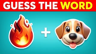 Guess the WORD by Emoji 🤔 101 Words  Emoji Quiz [upl. by Fons]