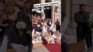 Wedding Doves against humans 😂☝️ wedding youtubeshorts bridal funny shorts love couple [upl. by Maretz769]