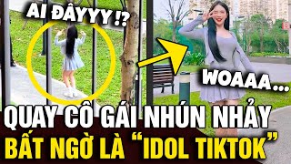 Thấy cô gái NHÚN NHẢY ở bên ngoài nhà thanh niên TÁ HỎA khi biết IDOL TIKTOK  Tin Nhanh Official [upl. by Allix]