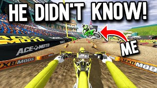 I WENT UNDERCOVER IN A STREAMERS MX BIKES RACE [upl. by Yatnahc960]