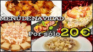 🔴MENÚ para NAVIDAD🎄 ECONÓMICO y FÁCIL Por TAN SOLO 20€💶 NOCHEBUENA LOW COST Navidad 2021 [upl. by Aikin]