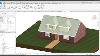 Drawing a Dormer Roof in Revit [upl. by Ahsimac]