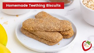 Healthy Homemade Teething Biscuits [upl. by Emelen]