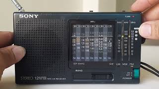 radio sony 12 ban sóng ICFSW10 tất cả hoạt động tốt Sip COD toàn quốc Zalo 0973562585 [upl. by Tteraj219]