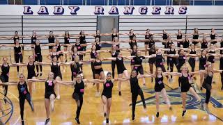 2019 Rangerette Camp kick [upl. by Genaro]