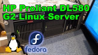 HP Proliant DL580 G2 Linux Server [upl. by Raines353]