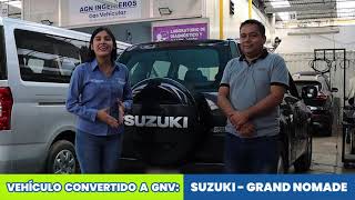 SUZUKI GRAND NOMADE CONVERTIDO A GNV CON TANQUE NEGRO 👨‍🏭🚙 [upl. by Yniattirb]