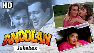 Andolan Movie Songs  Audio Jukebox  Govinda Sanjay Dutt Mamta Kulkarni  90s Movie Songs [upl. by Aniham]