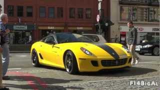 Ferrari 599 Novitec 848 Race in London [upl. by Backer393]