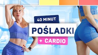 TRENING NA POŚLADKI  CARDIO W DOMU 🍑 PUPA JAK MARZENIE  WYZWANIE WRZEŚNIOWY COMEBACK 💜 [upl. by Anana]