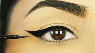 These 3 Easy WINGED EYELINERS FOR HOODED EYES are a must try [upl. by Ahsekar]