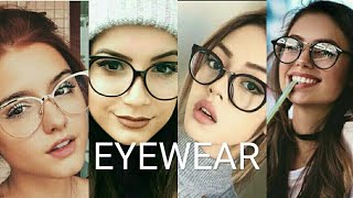 How To Style Glasses For Women  Eyewear Trends 2019Style for Every Girls [upl. by Weinstein]