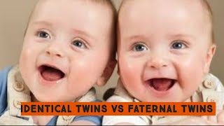 IDENTICAL TWINS VS FATERNAL TWINS [upl. by Sudaorb]