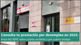 Consulta tu prestación por desempleo en 2023 [upl. by Aney]