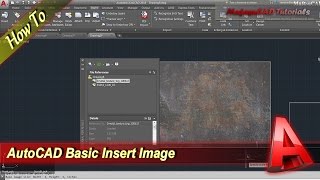 AutoCAD How To Insert Image [upl. by Cornia]