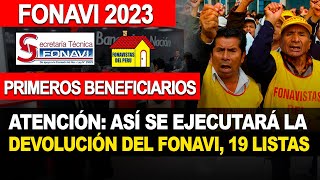 Fonavi S6680 lo último 19 GRUPOS cobran adelanto PADRÓN así se ejecutará la devolución del Fonavi [upl. by Yrehc242]