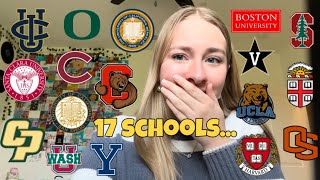 College Decisions Reactions 2024 ivies ucs more [upl. by Inamik]