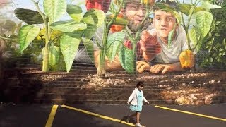 The Farmers Market Mural On Route 66 With Daniel [upl. by Esiocnarf]