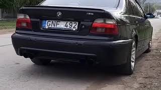 BMW 530D e39 STRAIGHT PIPE DOWNPIPE EXHAUST 300hp 2260turbo [upl. by Eciral]