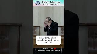 Firman Tuhan dan Pembaruan Hati ibadahonline khotbahkristen ibadahminggu rohani sermon [upl. by Cyna]