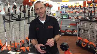 How to rewind your Stihl trimmer equipped with the AutoCut 252 [upl. by Peih263]