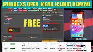 Iphone XS Icloud Remove Open Menu Permanent With Unlocktool 100 Tested Solutioniphone [upl. by Wahs101]