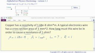 How to work resistivity problems in physics [upl. by Ennaegroeg]