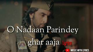 Nadaan Parindey  Rockstar  Full Song with Lyrics in Karaoke Style [upl. by Graig]