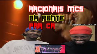 Racionais MCs  Da Ponte Pra Cá  Com legendas REACTION [upl. by Eimia]