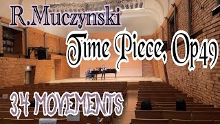 【Clarinet】RMuczynski Time Pieces Op 43 ムチンスキータイムピース34楽章 [upl. by Aeikan299]