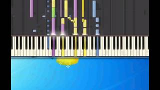 Buonanotte allItalia Ligabue Luciano Piano tutorial by Synthesia [upl. by Inkster932]