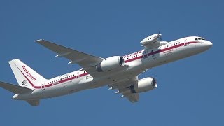 Unusual three engine Boeing 757 aircraft at Oshkosh [upl. by Annodahs]