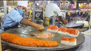 Best Pav Bhaji Making At Juhu Beach Mumbai  Pav Bhaji recipe  Mumbai Street Food [upl. by Ruscio]