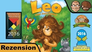 Leo muss zum Friseur Deutscher Kinderspielpreis 2016  Brettspiel  Review [upl. by Stets]