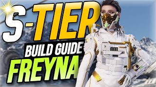 THE BEST FREYNA BUILD STIER SOLO HARD BOSSES  THE FIRST DESCENDANT BUILD GUIDE  MAX SKILL DPS [upl. by Jea]