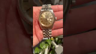 How many shakes to bring 1965 Rolex datejust back to life shorts [upl. by Collie]