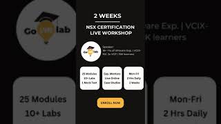 Crack VMware VCTANV 2024 Certification Become a VMware NSX Expert in 2 Weeks with GoVMlab [upl. by Zeta]