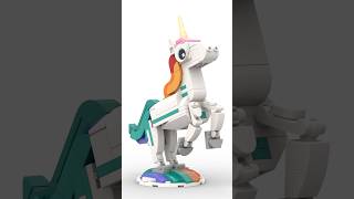 Lego Creator Magical Unicorn  Stop Motion Build [upl. by Anecusa]