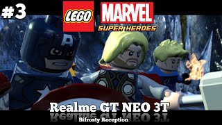 Lego Marvel Superheroes mission 7 Bifrosty Reception PART 3 android offline Snapdragon 870 [upl. by Treulich]