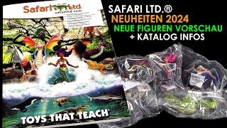 Safari Ltd ® Neuheiten 2024  Neue Figuren Unboxing Vorschau  Katalog Infos [upl. by Giddings]