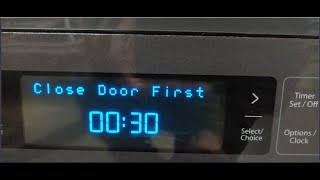 Repair Whirlpool microwave fix the quotClose door firstquot error [upl. by Moonier]