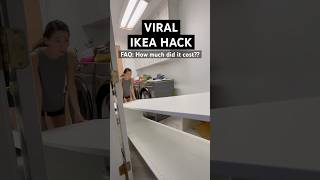 DIY Fluted IKEA Hack  Budget Friendly Laundry Room Makeover  Space Saving Storage Ideas ikea [upl. by Nahgrom704]